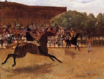 La salida en falso Edgar Degas Pinturas al óleo